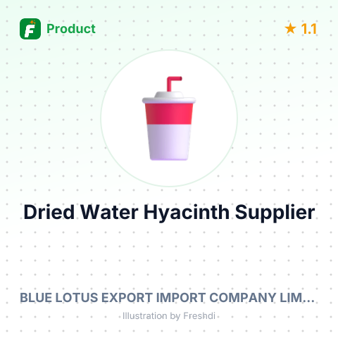 Dried Water Hyacinth – summary card, no photo uploaded yet