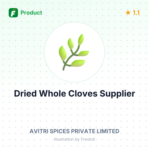 Dried Whole Cloves – summary card, no photo uploaded yet