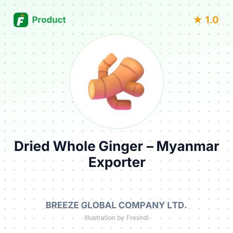 Dried Whole Ginger – summary card, no photo uploaded yet
