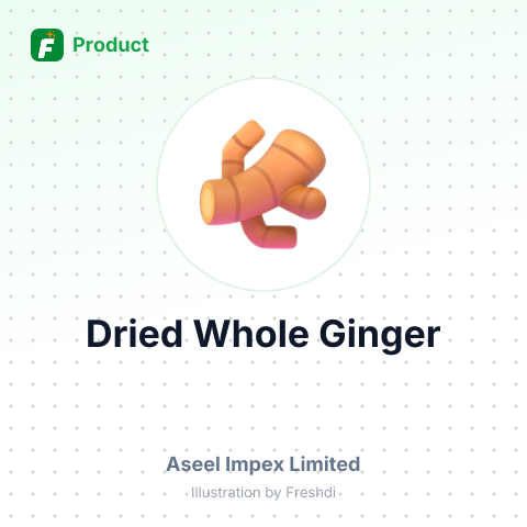 Dried Whole Ginger – summary card, no photo uploaded yet