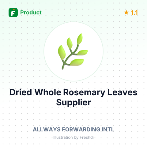 Dried Whole Rosemary Leaves – summary card, no photo uploaded yet