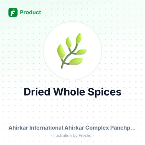 Dried Whole Spices – product summary card, no photo uploaded yet