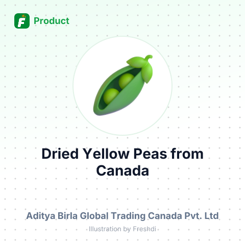 Dried Yellow Peas – summary card, no photo uploaded yet