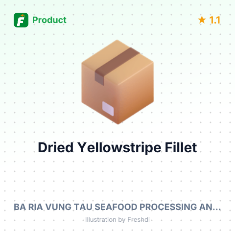 Dried Yellowstripe Fillet – summary card, no photo uploaded yet