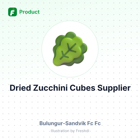 Dried Zucchini Cubes – summary card, no photo uploaded yet