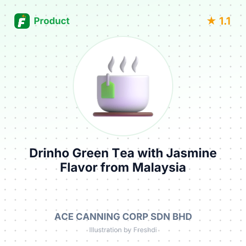 Drinho Green Tea with Jasmine Flavor – summary card, no photo uploaded yet