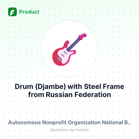 Drum (Djambe) with Steel Frame – summary card, no photo uploaded yet