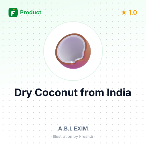 Dry Coconut – summary card, no photo uploaded yet