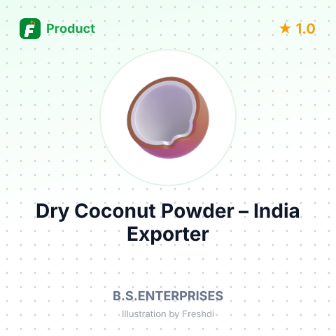 Dry Coconut Powder – summary card, no photo uploaded yet