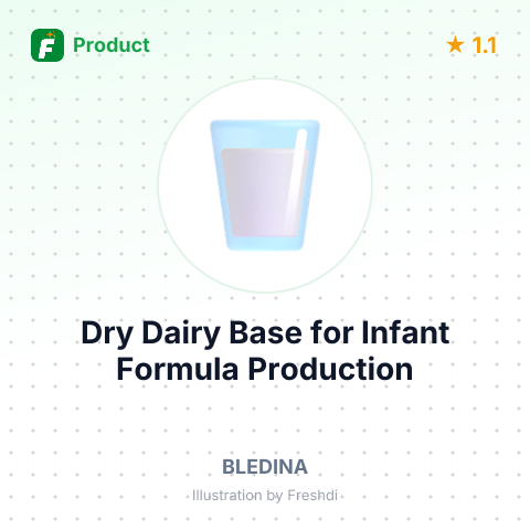 Dry Dairy Base for Infant Formula Production – summary card, no photo uploaded yet