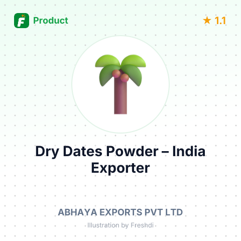 Dry Dates Powder – summary card, no photo uploaded yet