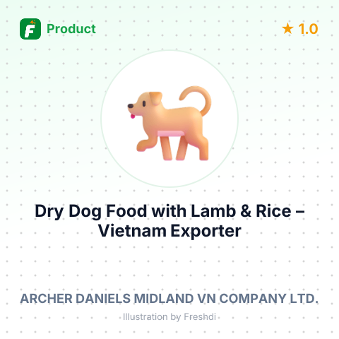 Dry Dog Food with Lamb & Rice – summary card, no photo uploaded yet