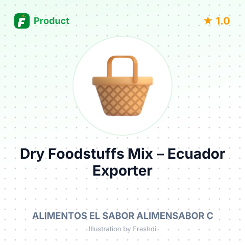 Dry Foodstuffs Mix – summary card, no photo uploaded yet