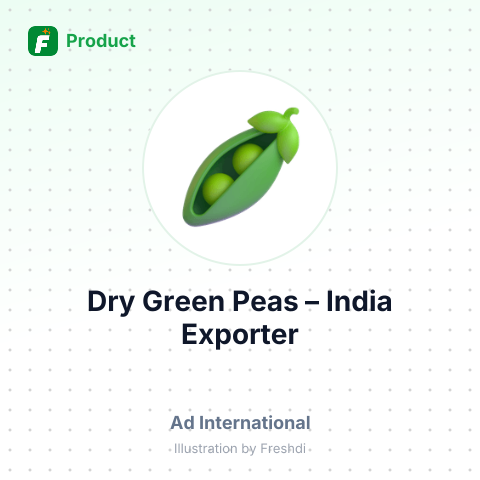 Dry Green Peas – summary card, no photo uploaded yet