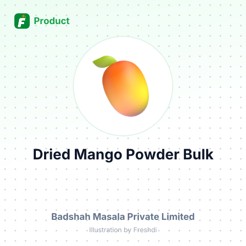 Dry Mango Powder – summary card, no photo uploaded yet