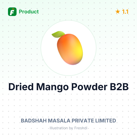 Dry Mango Powder – summary card, no photo uploaded yet