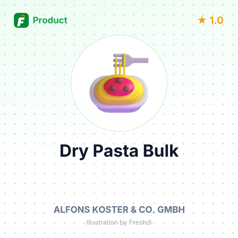 Dry Pasta Products – summary card, no photo uploaded yet