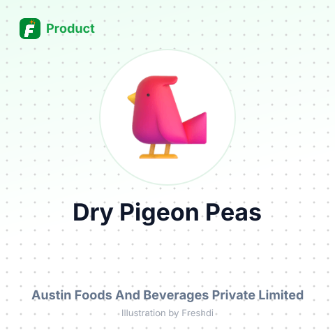 Dry Pigeon Peas – summary card, no photo uploaded yet