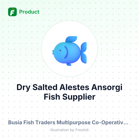 Dry Salted Alestes Ansorgi Fish – summary card, no photo uploaded yet