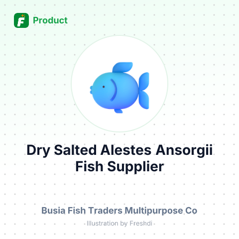 Dry Salted Alestes Ansorgii Fish – summary card, no photo uploaded yet