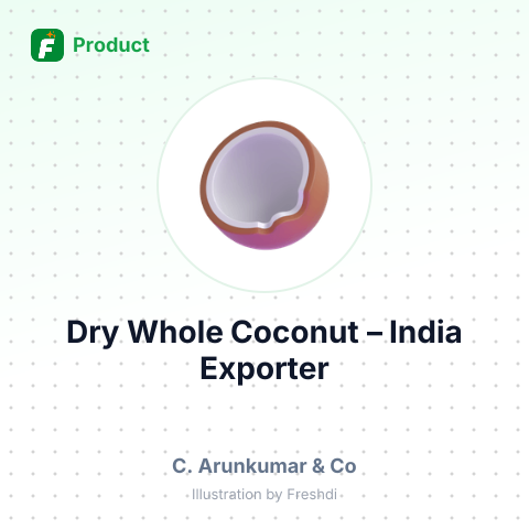 Dry Whole Coconut – summary card, no photo uploaded yet