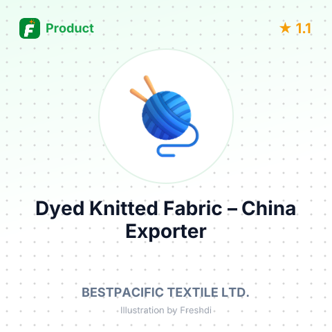 Dyed Knitted Fabric – summary card, no photo uploaded yet