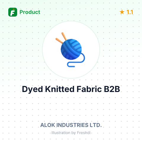 Dyed Knitted Fabric – summary card, no photo uploaded yet