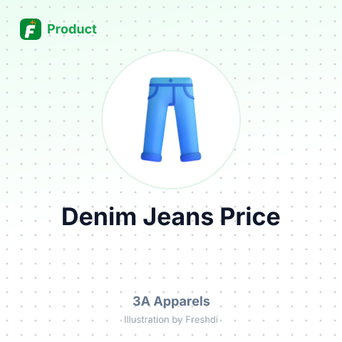 Dyed Ladies Denim Jeans Trouser – summary card, no photo uploaded yet