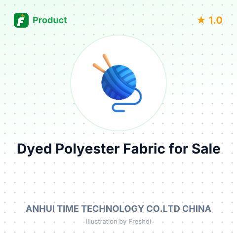 Dyed Polyester Fabric – summary card, no photo uploaded yet