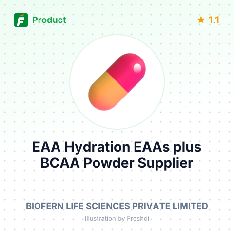 EAA Hydration EAAs plus BCAA Powder – summary card, no photo uploaded yet