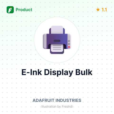 E-Ink LCD Display for Raspberry Pi – summary card, no photo uploaded yet