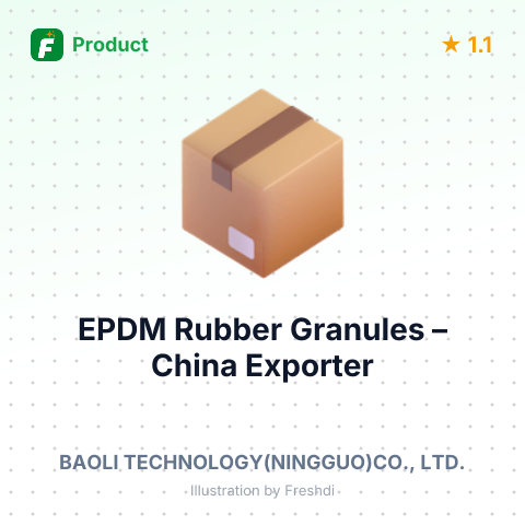 EPDM Rubber Granules – summary card, no photo uploaded yet