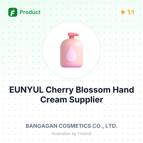 EUNYUL Cherry Blossom Hand Cream – summary card, no photo uploaded yet