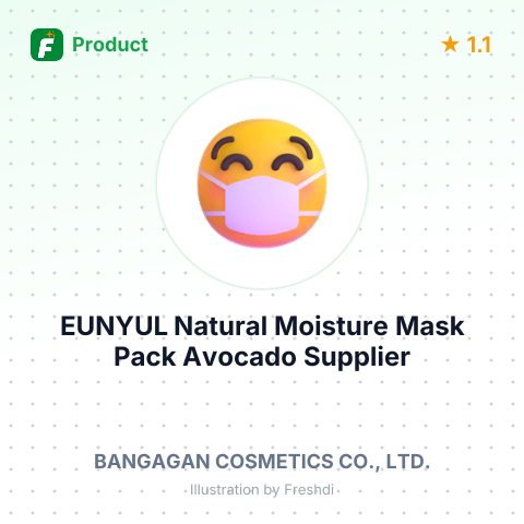 EUNYUL Natural Moisture Mask Pack Avocado – summary card, no photo uploaded yet
