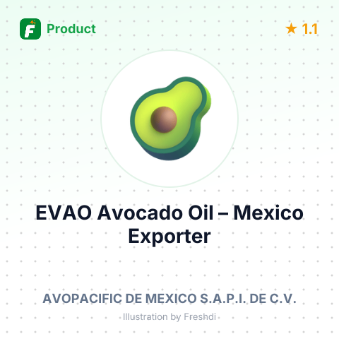 EVAO Avocado Oil – summary card, no photo uploaded yet