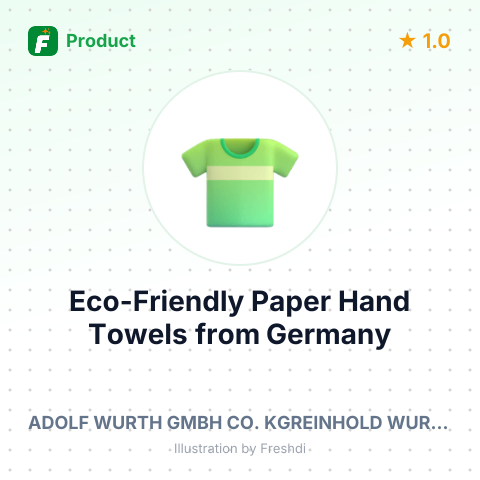 Eco-Friendly Paper Hand Towels – summary card, no photo uploaded yet