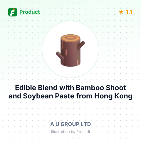 Edible Blend with Bamboo Shoot and Soybean Paste – summary card, no photo uploaded yet