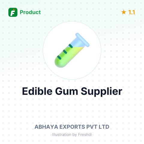 Edible Gum (Gum Arabic) – summary card, no photo uploaded yet