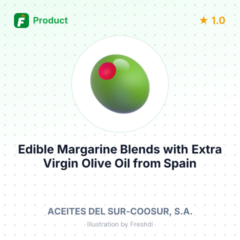 Edible Margarine Blends with Extra Virgin Olive Oil – summary card, no photo uploaded yet