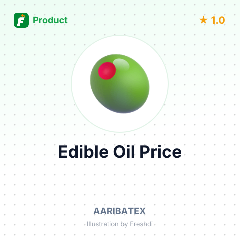 Edible Oil – summary card, no photo uploaded yet