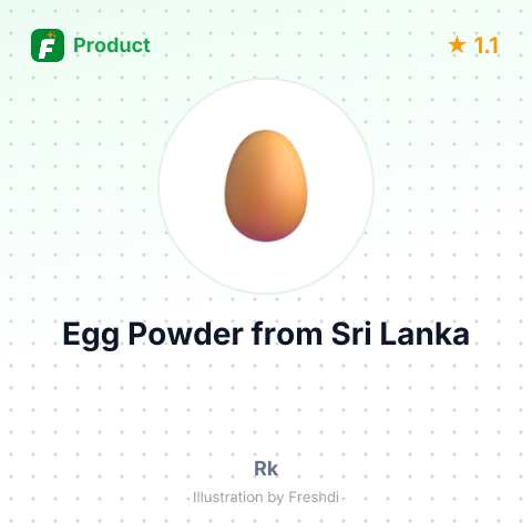 Egg Powder – summary card, no photo uploaded yet