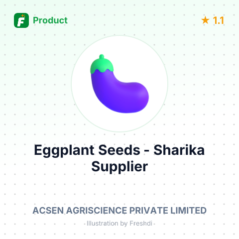 Eggplant Seeds - Sharika – summary card, no photo uploaded yet
