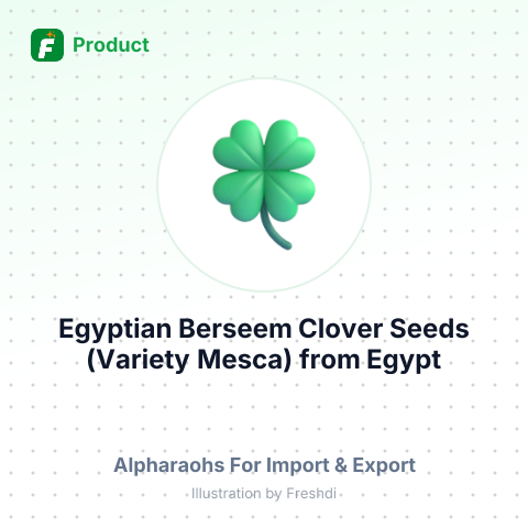 Egyptian Berseem Clover Seeds (Variety Mesca) – summary card, no photo uploaded yet