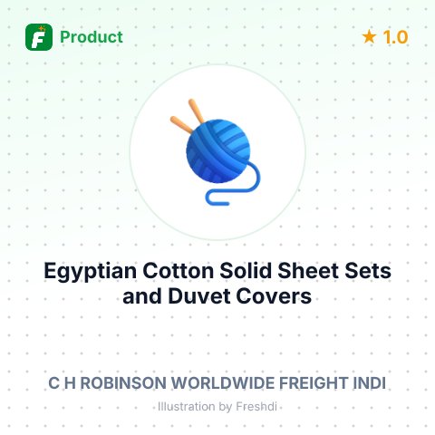 Egyptian Cotton Solid Sheet Sets and Duvet Covers – summary card, no photo uploaded yet