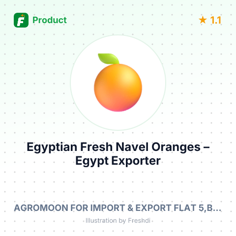 Egyptian Fresh Navel Oranges – summary card, no photo uploaded yet