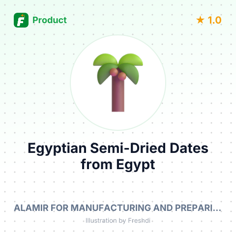 Egyptian Semi-Dried Dates – summary card, no photo uploaded yet