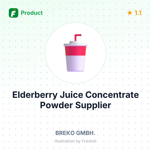 Elderberry Juice Concentrate Powder – summary card, no photo uploaded yet