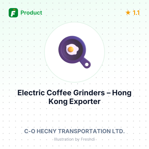 Electric Coffee Grinders – summary card, no photo uploaded yet