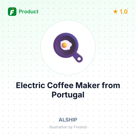 Electric Coffee Maker – summary card, no photo uploaded yet
