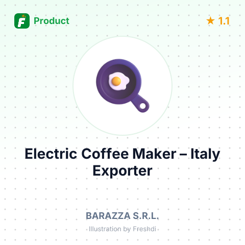 Electric Coffee Maker – summary card, no photo uploaded yet